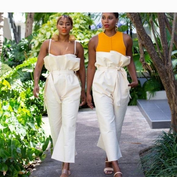 Something By Sonjia × Monroe Steele Montauk crop top size L - Picture 3 of 5